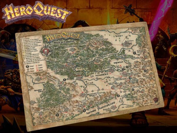 Tapete Heroquest MAPA DE AVENTURAS